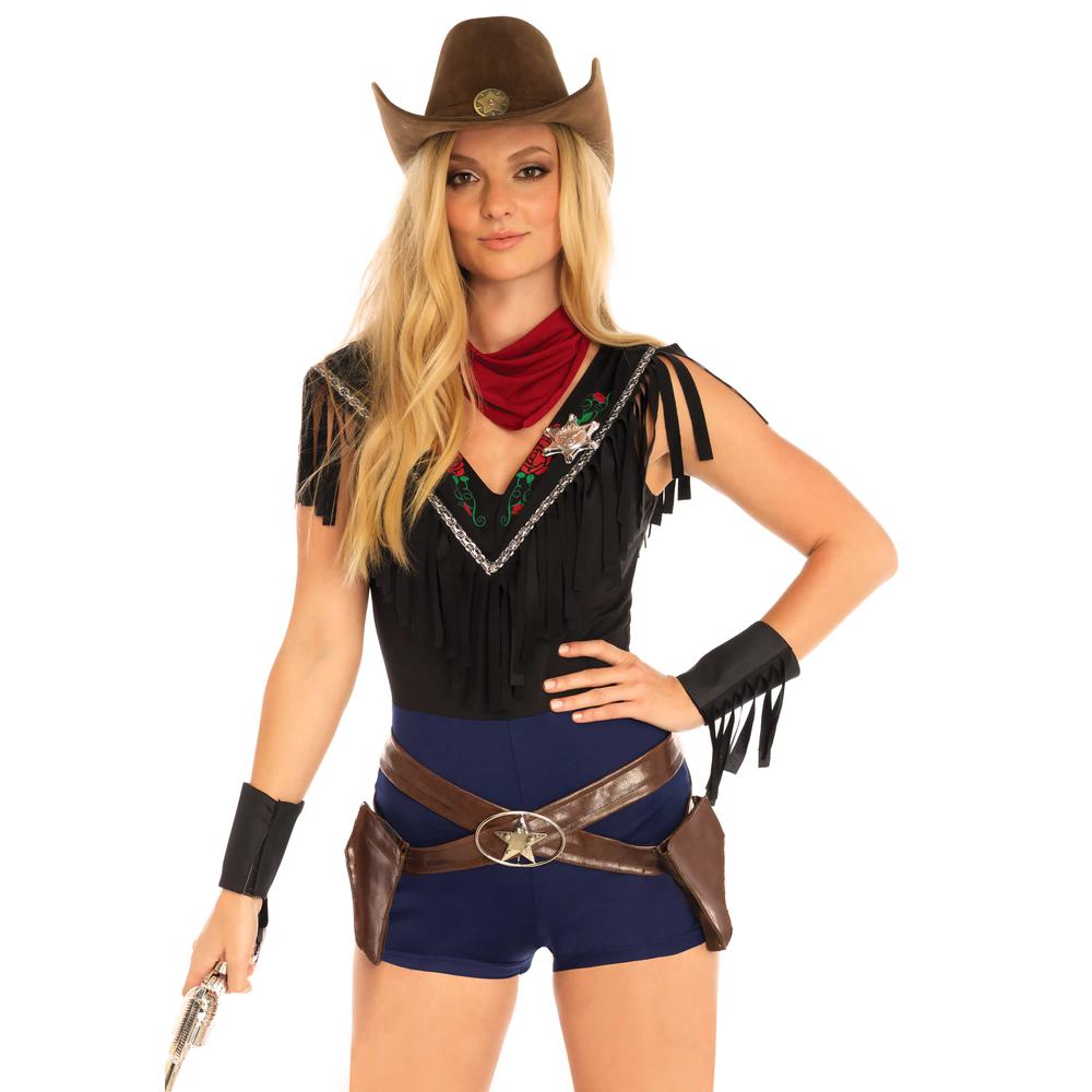 Leg Avenue - Wild West Sheriff Kostüm - Mehrfarben